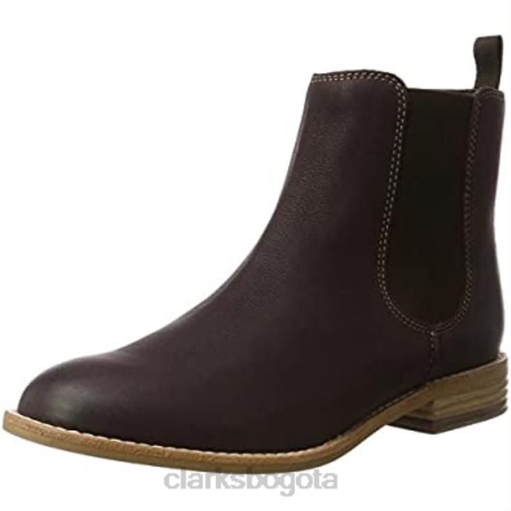 Clarks 0DX8L1383 botas chelsea maypearl nala 2 clarks morado burdeos burdeos mujer burdeos morado burdeos