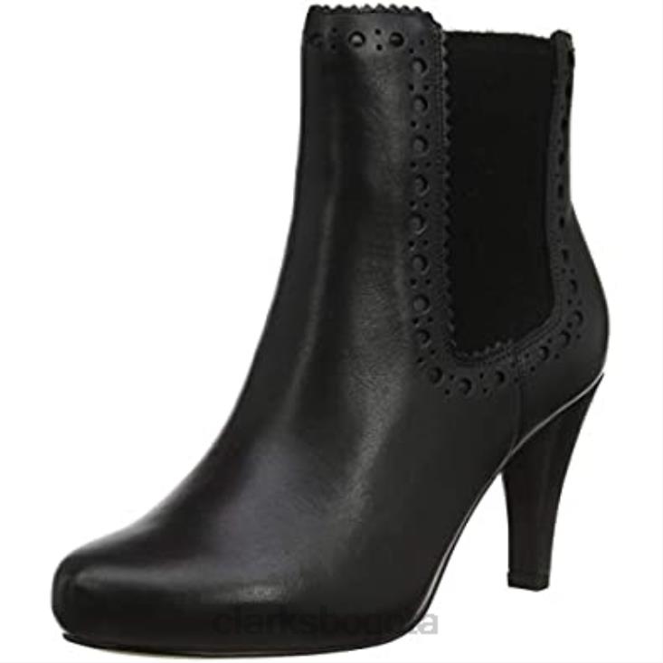 Clarks 0DX8L1387 Zapatos de salón con puntera cerrada dalia bella de clarks negros para mujer mujer negro