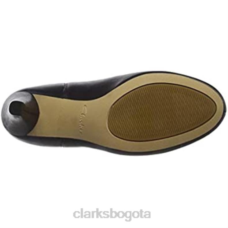 Clarks 0DX8L1387 Zapatos de salón con puntera cerrada dalia bella de clarks negros para mujer mujer negro