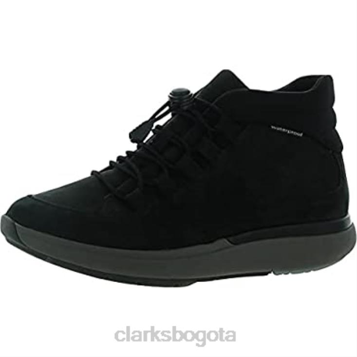 Clarks 0DX8L139 Zapatilla clarks un cruise mid de nobuk negro para mujer mujer nubuck negro