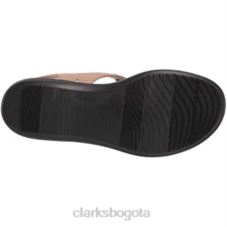 Clarks 0DX8L1390 sandalia mujer laurieann bea arena polipiel combi clarks mujer combi piel sintética arena