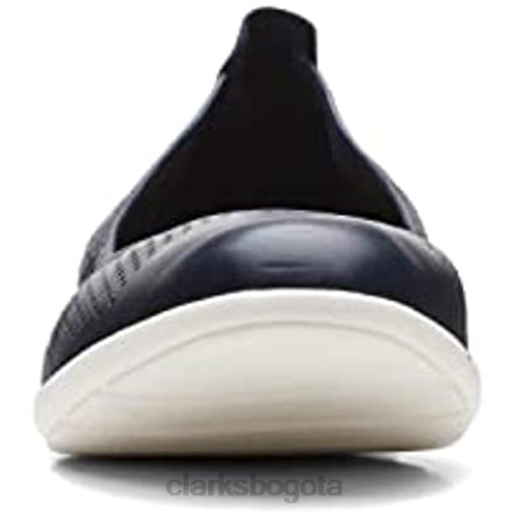 Clarks 0DX8L1391 bailarinas jenette facilidad mujer clarks azul marino cuero mujer