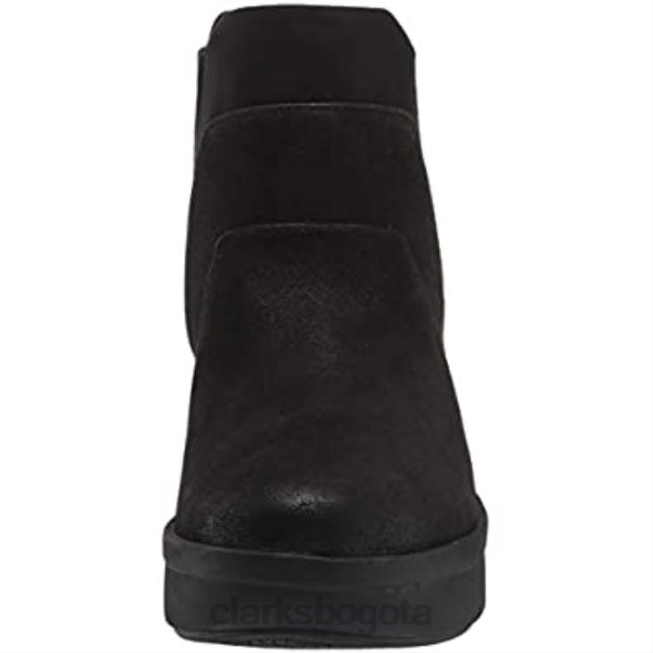 Clarks 0DX8L1398 botas chelsea step rose sun para mujer textil negro clarks mujer textil negro