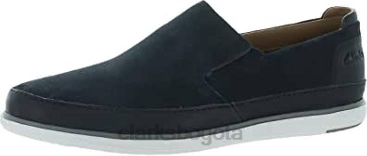 Clarks 0DX8L14 bratton step arena oscura ante/cuero combi marino combi clarks unisexo combinado azul marino