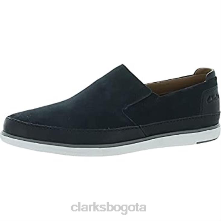 Clarks 0DX8L14 bratton step arena oscura ante/cuero combi marino combi clarks unisexo combinado azul marino