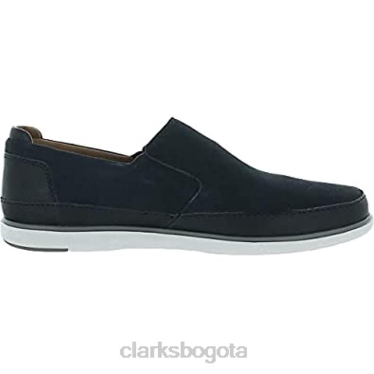 Clarks 0DX8L14 bratton step arena oscura ante/cuero combi marino combi clarks unisexo combinado azul marino