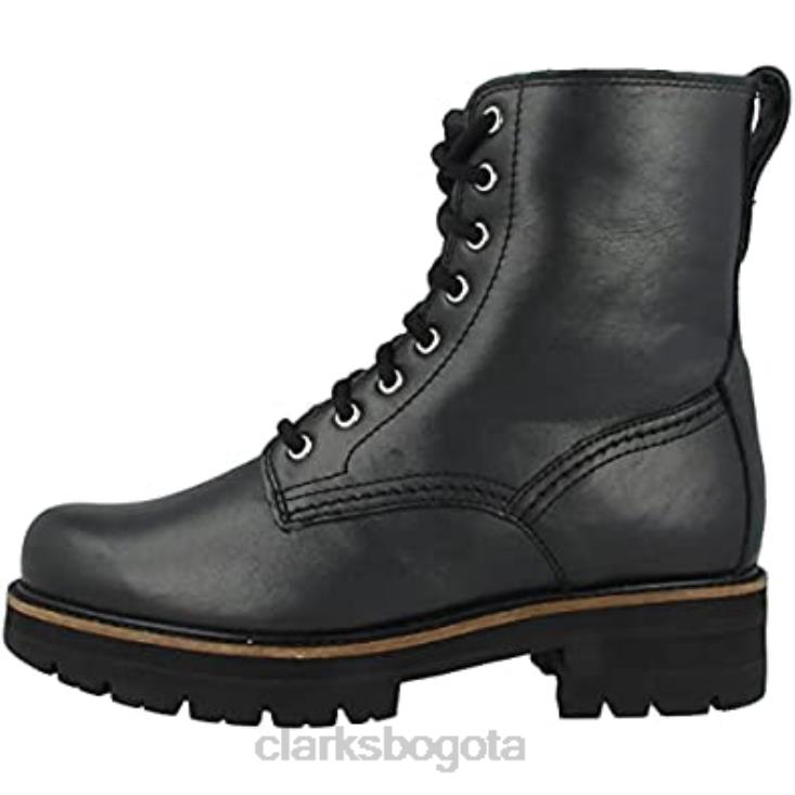 Clarks 0DX8L140 Botines con cordones de mujer orianna hi de piel metalizada clarks mujer cuero metalizado