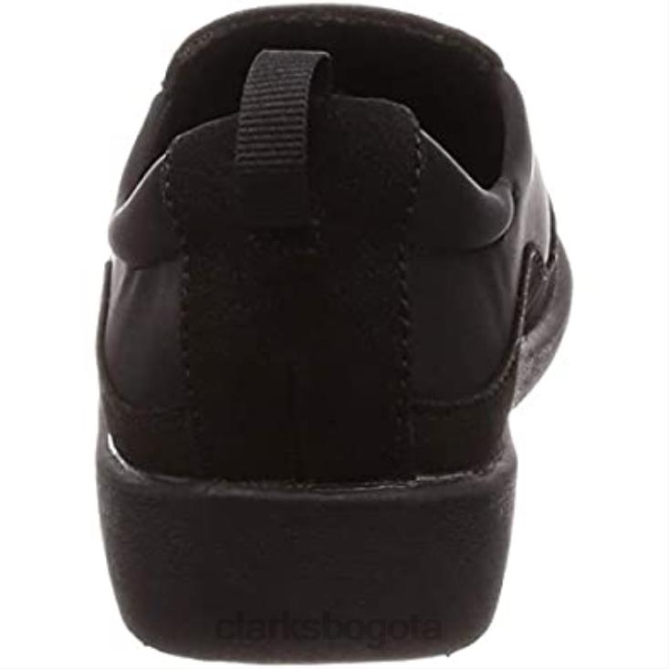 Clarks 0DX8L1406 mocasines sin cordones sillian paz para mujer clarks negros mujer negro