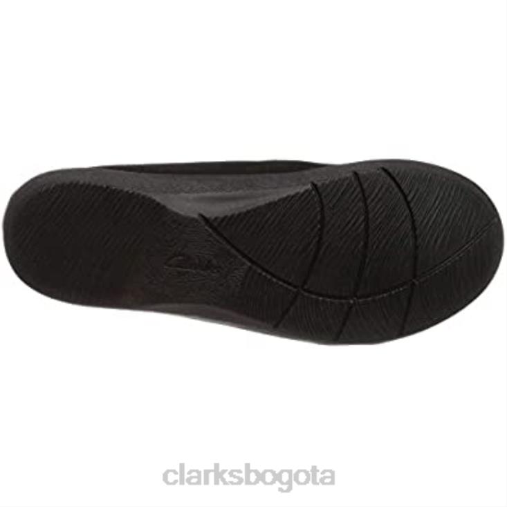 Clarks 0DX8L1406 mocasines sin cordones sillian paz para mujer clarks negros mujer negro