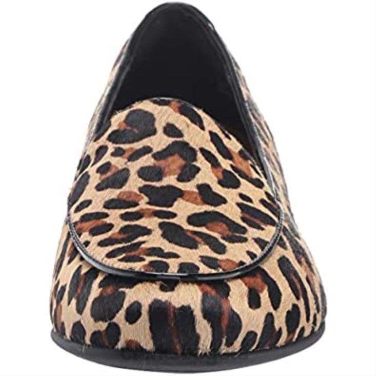 Clarks 0DX8L1409 mocasines clarks leopardo po ny hair de cuero para niña un blush facilidad niños cuero de pelo de caballo de leopardo