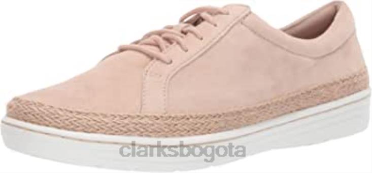 Clarks 0DX8L1418 Zapatillas Clarks Marie Mist para mujer en nobuk rubor mujer