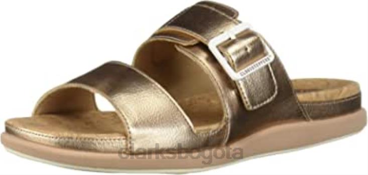 Clarks 0DX8L1421 sandalia paso junio marea mujer clarks oro rosa sintético mujer oro rosa sintético