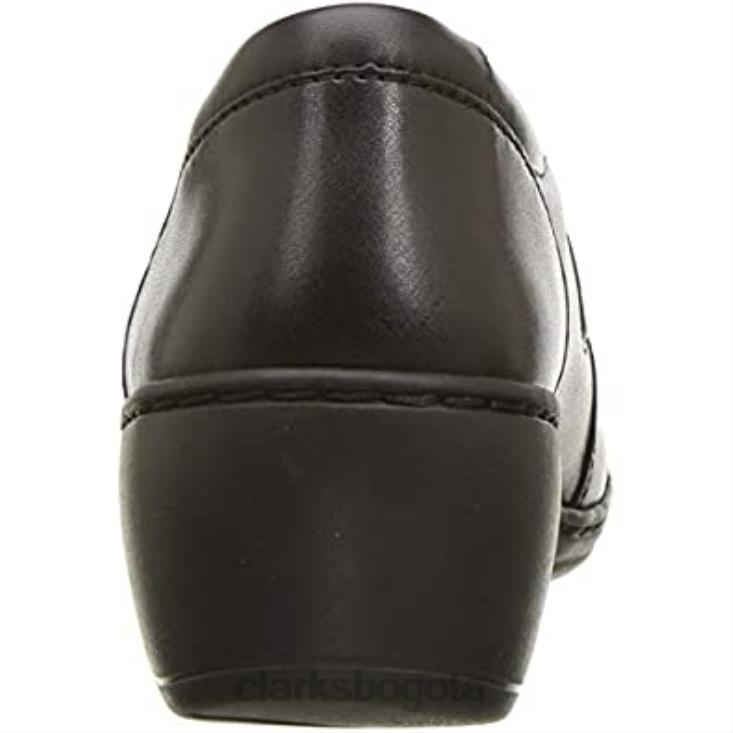 Clarks 0DX8L1423 mocasines channing fiona mujer clarks cuero negro mujer cuero negro
