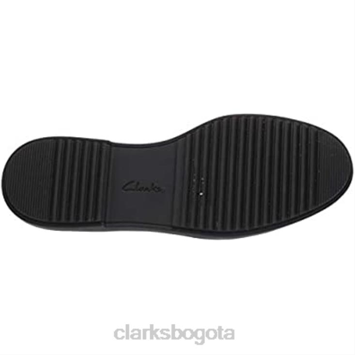 Clarks 0DX8L1425 Mocasines clarks raisie arlie de cuero negro combinado textil para mujer mujer combi textil cuero negro