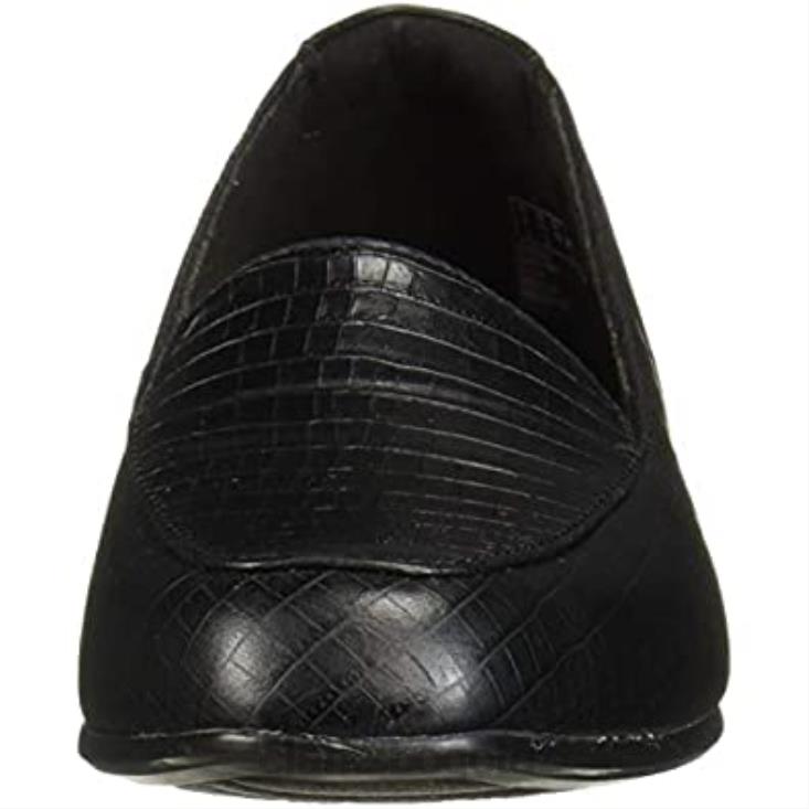Clarks 0DX8L1428 mocasines juliet lora de mujer con estampado de piel de cocodrilo negro clarks mujer estampado de piel de cocodrilo negro