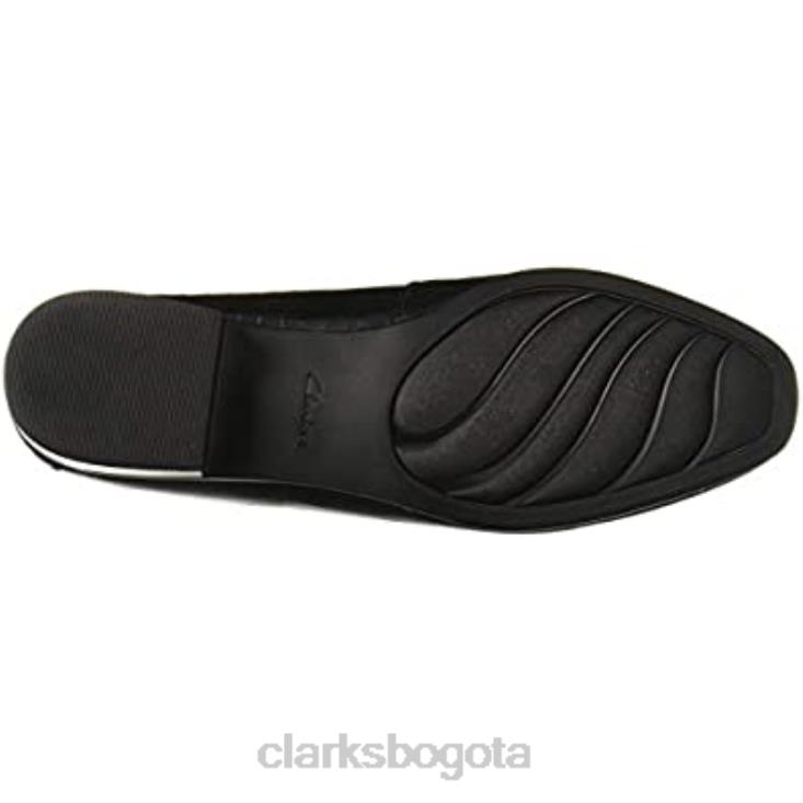 Clarks 0DX8L1428 mocasines juliet lora de mujer con estampado de piel de cocodrilo negro clarks mujer estampado de piel de cocodrilo negro