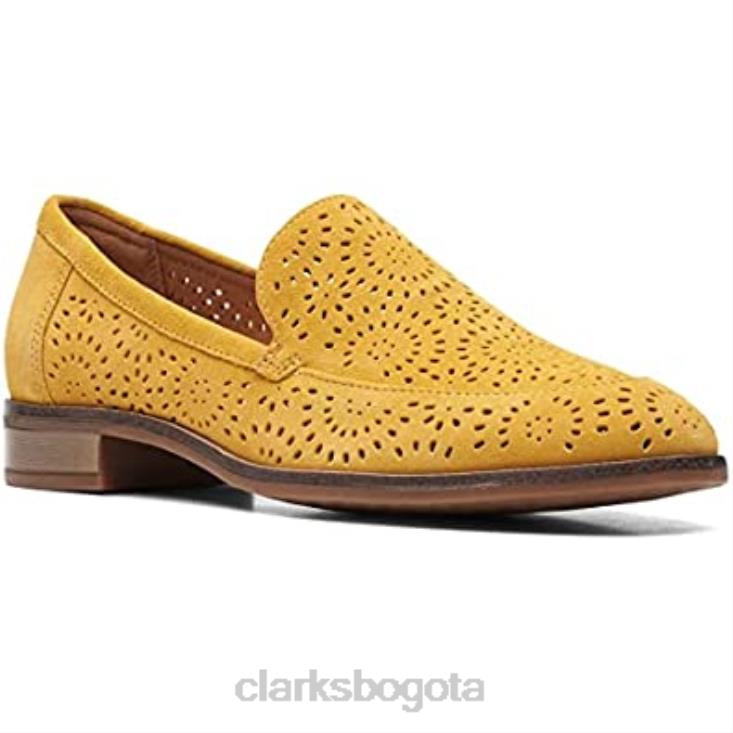 Clarks 0DX8L1436 trish calle zapatos sin cordones para mujer 9 c/d us yel low clarks mujer