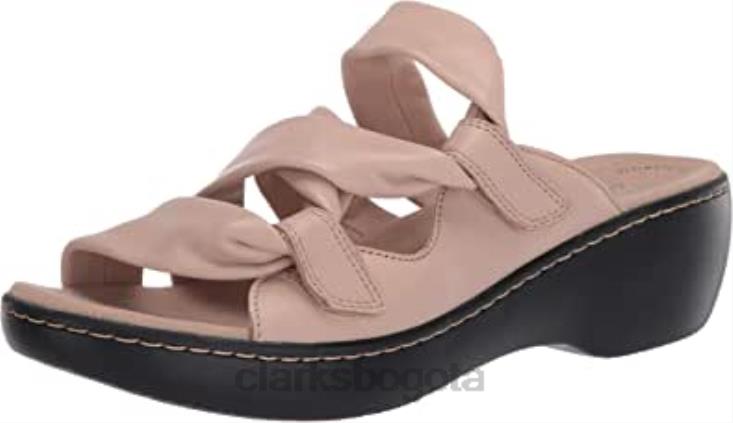 Clarks 0DX8L1440 Sandalia Clarks Delana Jazz de cuero rubor para mujer mujer cuero rubor