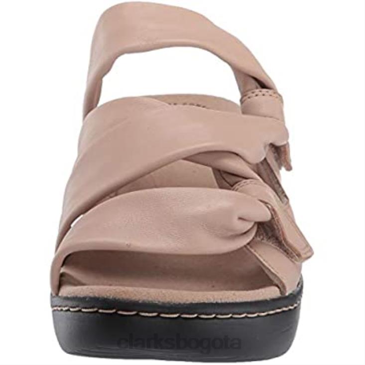 Clarks 0DX8L1440 Sandalia Clarks Delana Jazz de cuero rubor para mujer mujer cuero rubor