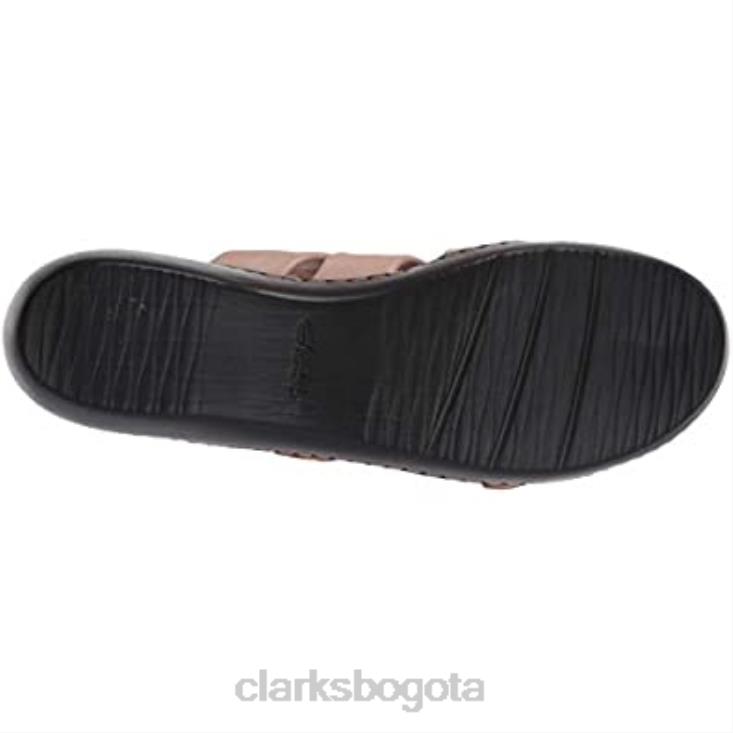 Clarks 0DX8L1440 Sandalia Clarks Delana Jazz de cuero rubor para mujer mujer cuero rubor