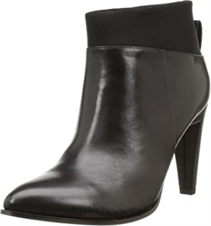 Clarks 0DX8L1443 zapatos de salón clarks azizi posey negros para mujer mujer cuero negro