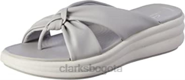 Clarks 0DX8L1444 sandalias clarks drift ave gris claro para mujer mujer gris claro