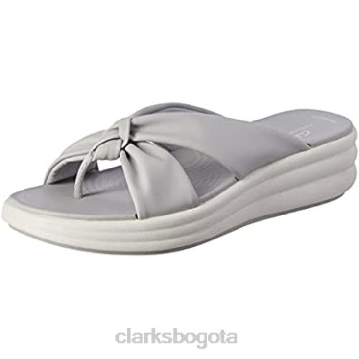 Clarks 0DX8L1444 sandalias clarks drift ave gris claro para mujer mujer gris claro