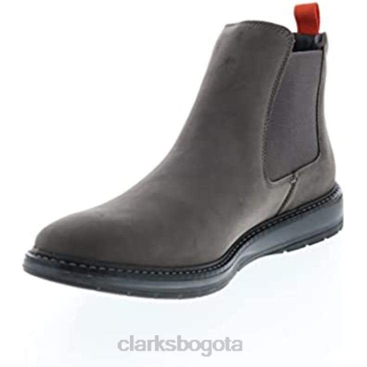 Clarks 0DX8L145 Clarks top de nobuk gris oscuro unisexo nubuck gris oscuro