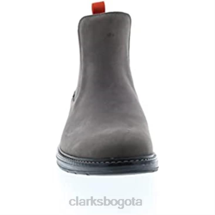 Clarks 0DX8L145 Clarks top de nobuk gris oscuro unisexo nubuck gris oscuro