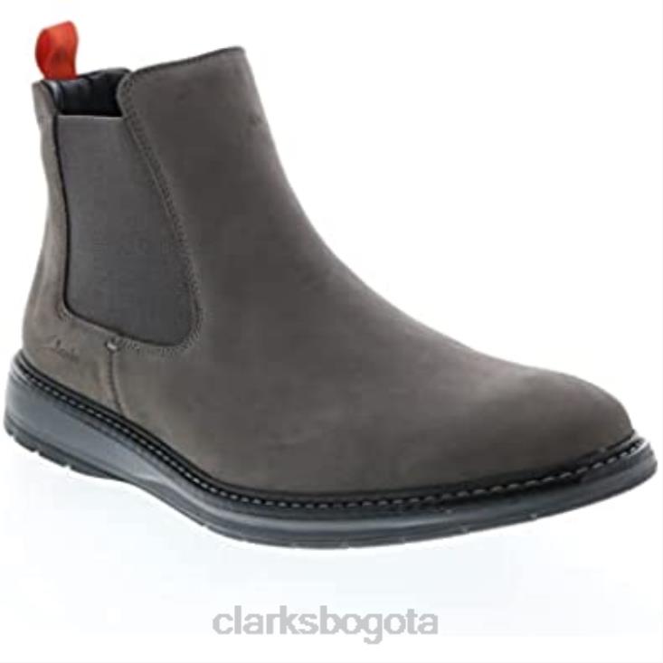 Clarks 0DX8L145 Clarks top de nobuk gris oscuro unisexo nubuck gris oscuro