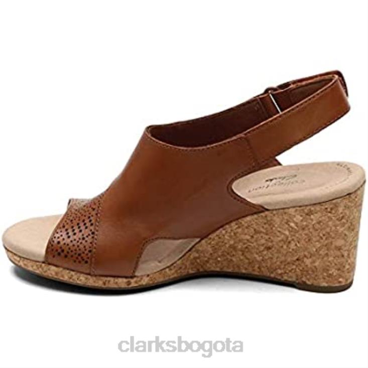 Clarks 0DX8L1450 Sandalia clarks lafley joy mujer marrón 105 m mujer