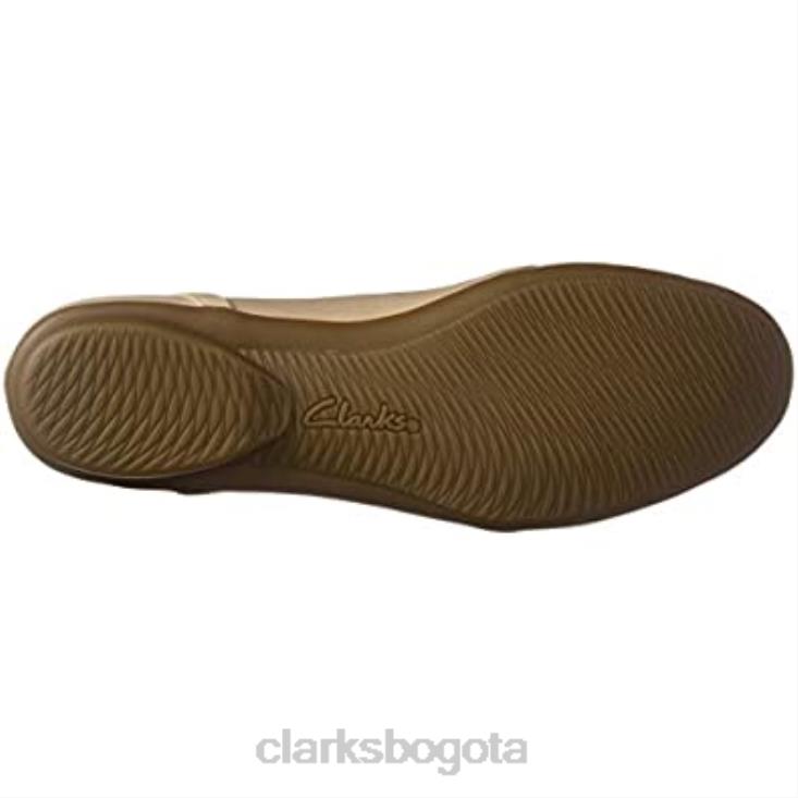 Clarks 0DX8L1452 Mocasines Gracelmaze de mujer de piel rosa rubor planos Clarks mujer cuero rosa rubor