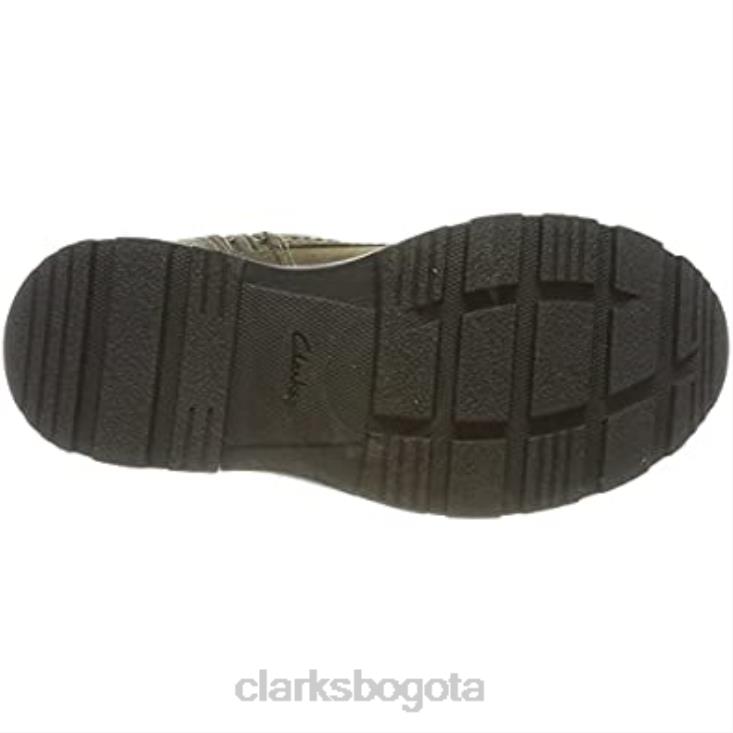 Clarks 0DX8L1458 Botas clarks heath chard t de media pantorrilla para niño de cuero caqui niños cuero caqui