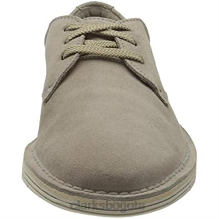 Clarks 0DX8L1459 Zapatilla clarks forge vibe de gamuza color piedra para hombre hombres gamuza piedra