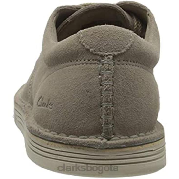 Clarks 0DX8L1459 Zapatilla clarks forge vibe de gamuza color piedra para hombre hombres gamuza piedra