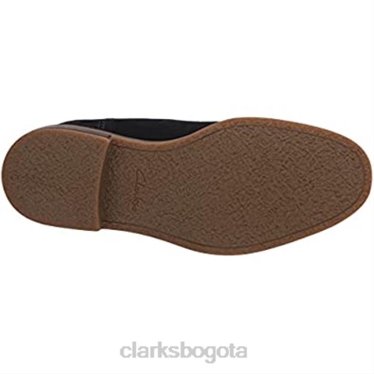 Clarks 0DX8L1461 bota chelsea jaxen para hombre clarks ante azul marino hombres gamuza azul marino