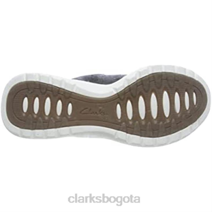 Clarks 0DX8L1463 zapatilla de encaje teagan para mujer clarks negro mujer negro