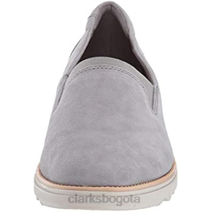 Clarks 0DX8L1467 Mocasines clarks sharon dolly de ante gris claro para mujer mujer ante gris claro