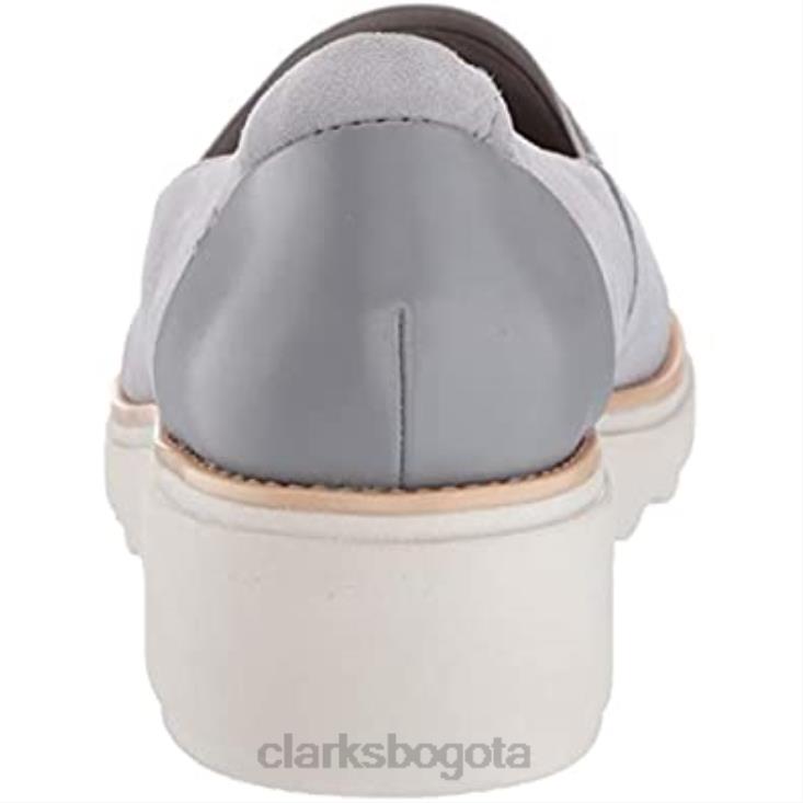 Clarks 0DX8L1467 Mocasines clarks sharon dolly de ante gris claro para mujer mujer ante gris claro