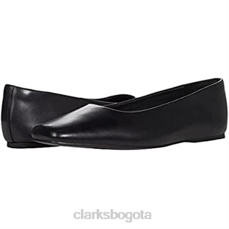 Clarks 0DX8L147 clarks cuero negro pure ballet 2 unisexo cuero negro