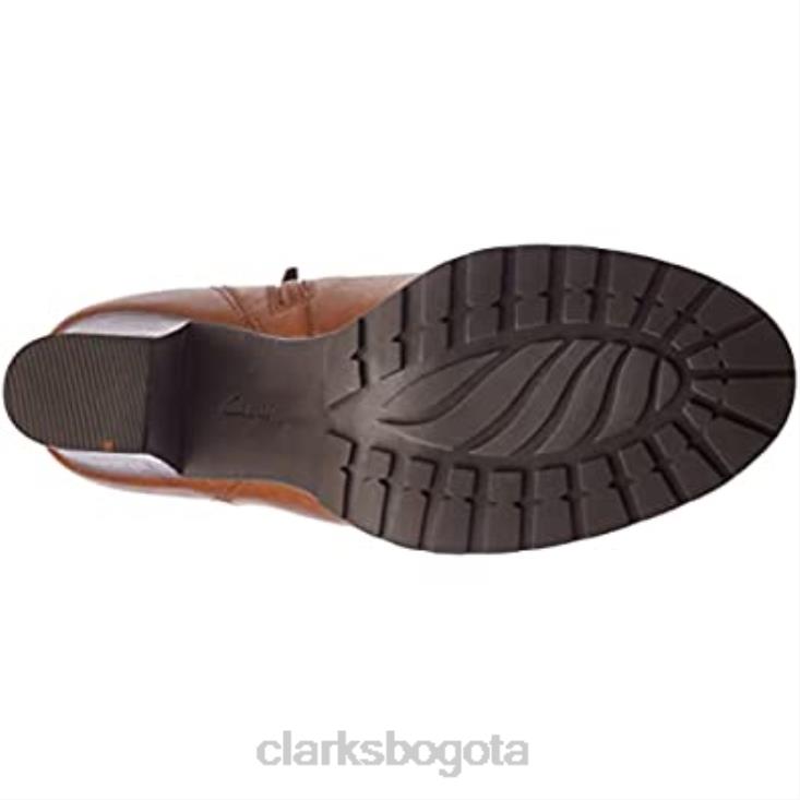 Clarks 0DX8L1470 botas holgadas verona trish para mujer marrón clarks mujer marrón