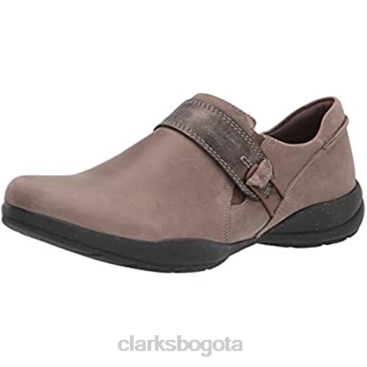 Clarks 0DX8L1471 mocasines clarks roseville dot combi color topo oscuro para mujer mujer combi topo oscuro