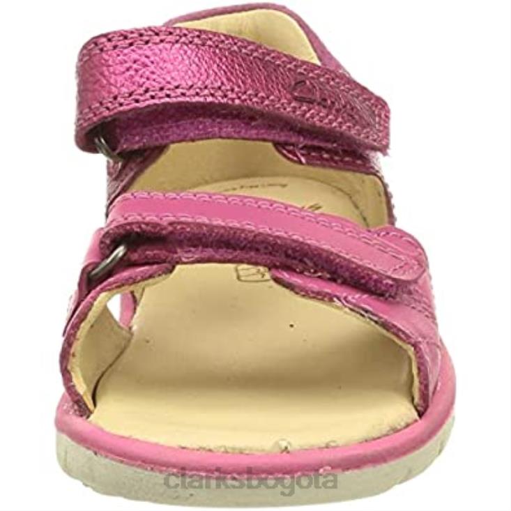 Clarks 0DX8L1476 sandalia niña roam wing t piel rosa clarks niños cuero rosa