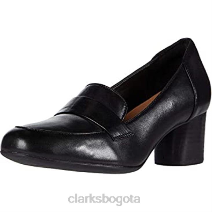 Clarks 0DX8L1477 un cosmo way cuero negro clarks cuero negro unisexo cuero negro