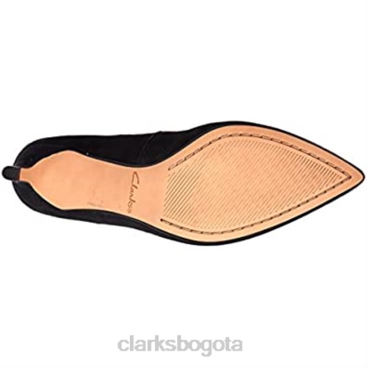 Clarks 0DX8L1480 Zapatos de tacón cerrados Clarks Laina 55 Court para mujer en negro mujer negro