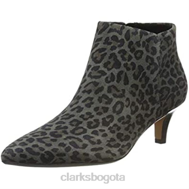 Clarks 0DX8L1482 Botas clarks linvale sea destalonadas para mujer multicolor mujer peineta con estampado de leopardo multicolor peineta con estampado de leopardo