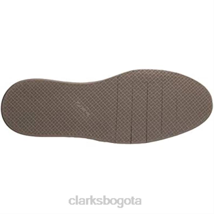 Clarks 0DX8L1488 Botas chukka Forge Stride de Clarks de cuero color canela oscuro para hombre hombres cuero bronceado oscuro