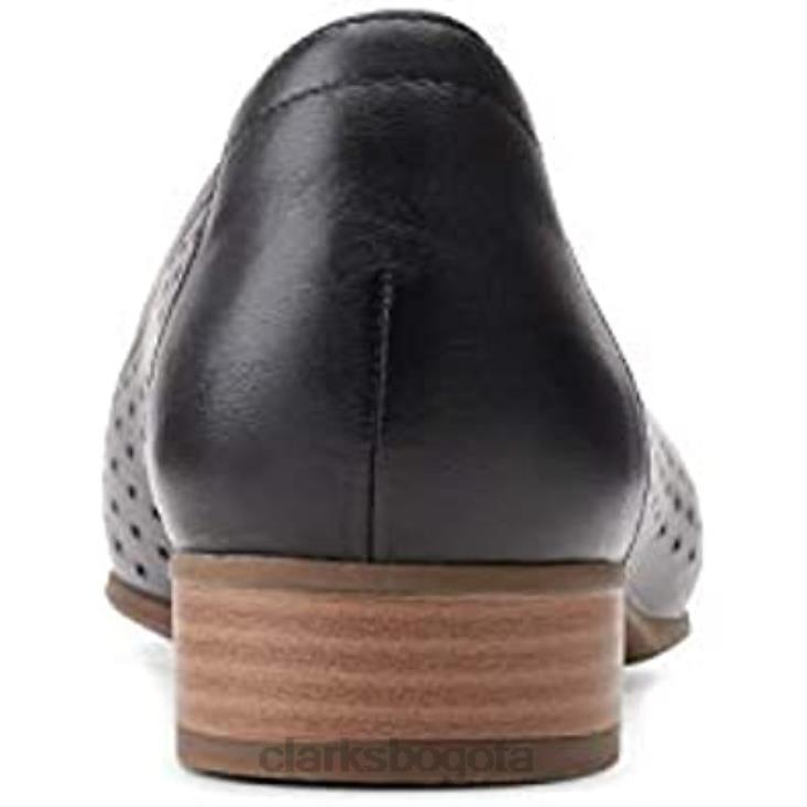 Clarks 0DX8L1490 Bailarinas clarks juliet cedar de mujer de piel negra mujer