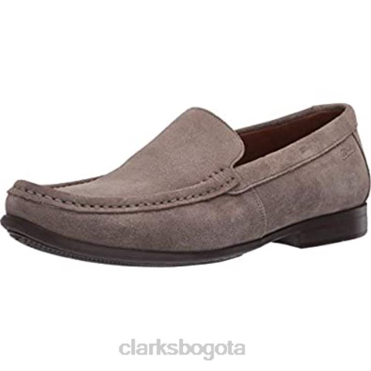 Clarks 0DX8L1503 claude plaloafer clarks ante salvia para hombre hombres gamuza salvia