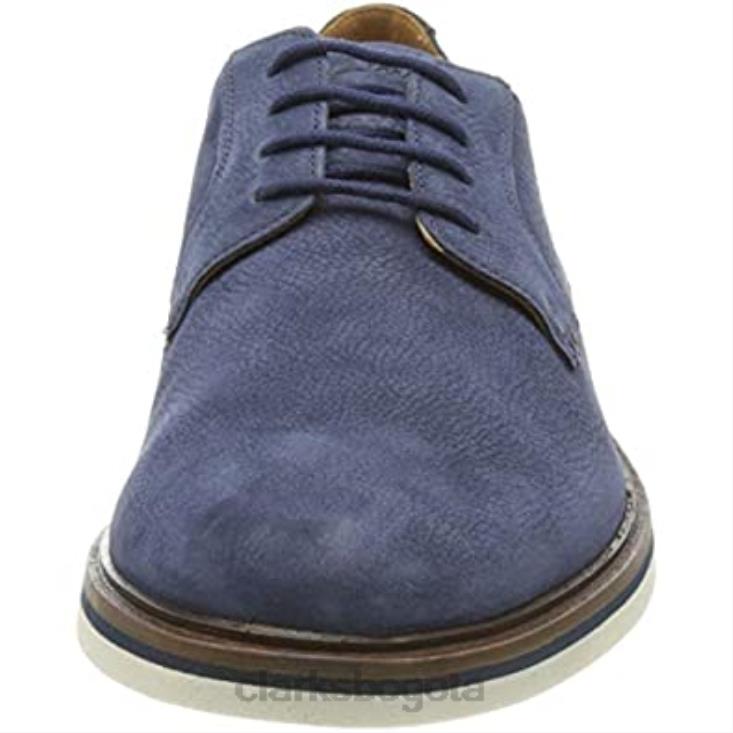 Clarks 0DX8L1513 zapatos clarks malwood plaoxford azules para hombre hombres azul